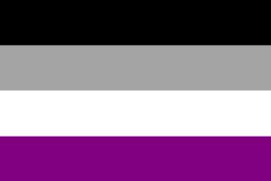 Asexual flag.
