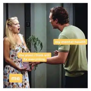 take care of your mental health meme